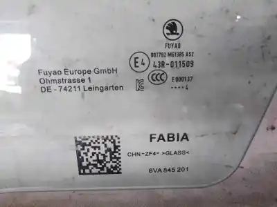 Автозапчастина б/у ліве передне вікно для skoda fabia (pj3) dsg посилання на oem iam 43r011509  