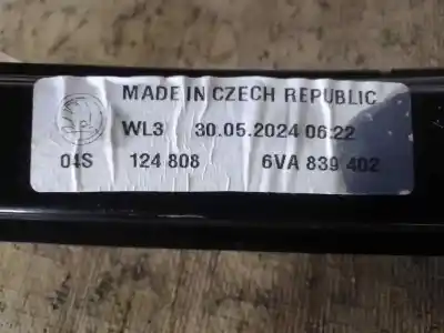 Автозапчасти б/у задний правый стеклорегулятор за skoda fabia (pj3) dsg ссылки oem iam 6va839402  