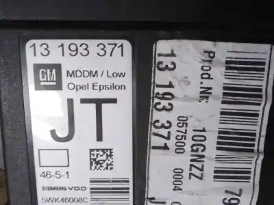 Second-hand car spare part electronic module for opel vectra c (z02) 1.9 cdti (f69) oem iam references 13193371  