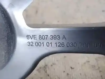 Автозапчастина б/у підсилення заднього бампера для skoda fabia (pj3) dsg посилання на oem iam 6ve807393a  