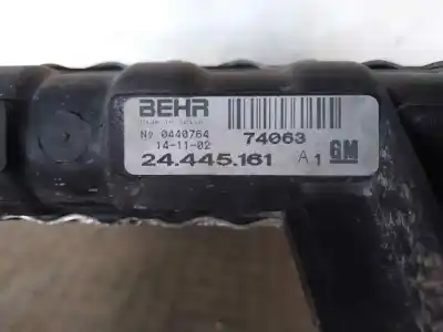 Автозапчастина б/у водяний радіатор для opel corsa c z10xe посилання на oem iam 2445161  