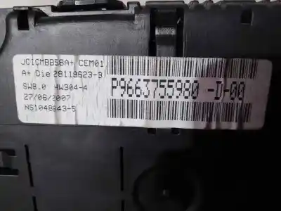 Second-hand car spare part dashboard for citroen c4 picasso i monospace (ud_) 2.0 hdi 138 oem iam references 9663755980  