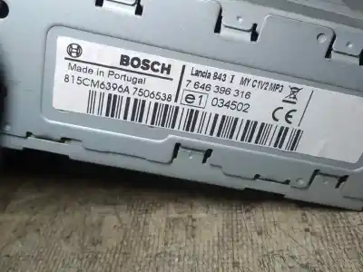 Автозапчастина б/у аудіо система / радіо cd для lancia ypsilon (101) 199a3000 посилання на oem iam 7646396316  