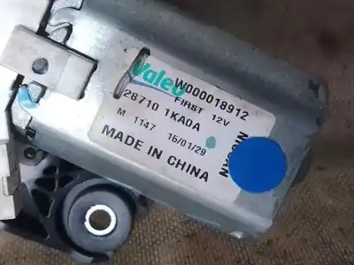 Автозапчастина б/у двигатель заднього склоочисника для nissan pulsar fastback (c13) 1.5 dci посилання на oem iam 287101ka0a  