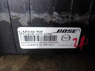 Pezzo di ricambio per auto di seconda mano pezzi vari per mazda cx-3 (dk) luxury 120 cv / 88 kw riferimenti oem iam gap466960  