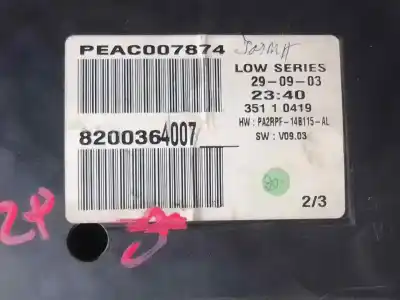 Second-hand car spare part dashboard for renault megane ii sedán (lm0/1_) 1.5 dci (lm0f, lm0t, lm2b) oem iam references 8200364007  