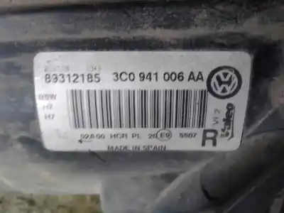 Автозапчасти б/у правая фара за volkswagen passat b6 variant (3c5) 2.0 tdi 16v ссылки oem iam 3c0941006aa  