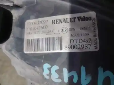 Piesă de schimb auto la mâna a doua far dreapta pentru renault scénic i monospace (ja0/1_, fa0_) 1.9 dti (ja1u) referințe oem iam 7700432097  