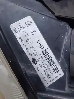 Second-hand car spare part left headlight for ford c-max (dm2) 1.6 tdci oem iam references 7m5113w030ac  