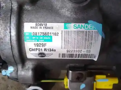 Автозапчасти б/у компрессор кондиционера воздуха за mini mini (r56) n18b16a ссылки oem iam 922339203  