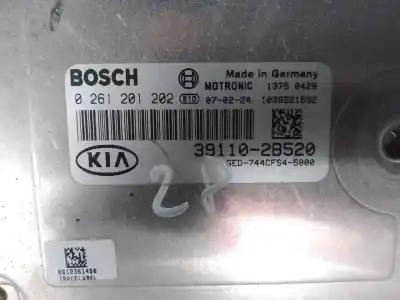 Автозапчастина б/у ебу контролер двигуна для kia ceed (ed) g4fa посилання на oem iam 391102b520  