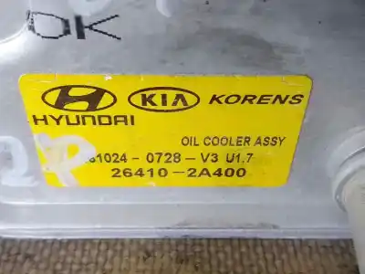 Piesă de schimb auto la mâna a doua radiator de ulei pentru kia optima (jf) d4fd referințe oem iam 264102a400  