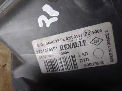 Автозапчастина б/у права фа для renault laguna ii (bg0) f4r посилання на oem iam 7701474501  