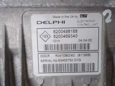 Автозапчасти б/у блок управления двигателем за renault megane ii sedán (lm0/1_) 1.5 dci (lm02, lm13, lm2a) ссылки oem iam 8200498188  