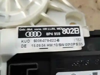 Автозапчасти б/у мотор заднего правого стекла за audi a3 (8p1) 2.0 tdi 16v ссылки oem iam 8p4959802b  