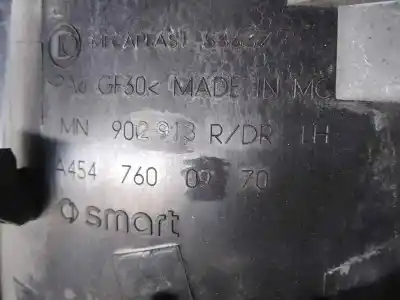 Автозапчасти б/у кронштейн внешней ручки задней левой двери за smart forfour (454) 1.1 (454.033) ссылки oem iam a4547600970  