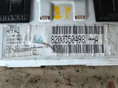 Автозапчасти б/у многофункциональный дисплей за renault megane ii sedán (lm0/1_) 1.5 dci (lm02, lm13, lm2a) ссылки oem iam 8200350498a  