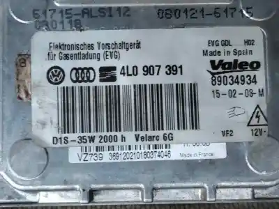 Second-hand car spare part xenon headlights control unit  for audi q7 (4l) casa oem iam references 4l0907391  