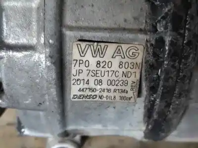 Second-hand car spare part air conditioning compressor for audi q7 (4l) casa oem iam references 7p0820803n  