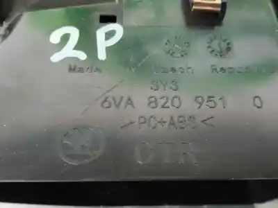 Автозапчастина б/у аераційна решіта для skoda fabia (pj3) dsg посилання на oem iam 6va820951  