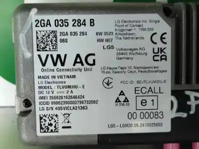 Second-hand car spare part electronic module for skoda fabia (pj3) dsg oem iam references 2ga035284b  