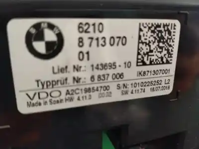 Second-hand car spare part dashboard for bmw serie x1 (f48) b47c20b oem iam references 6837006  