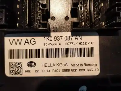 Second-hand car spare part electronic module for skoda superb combi (3t5) cff oem iam references 1k0937087an  
