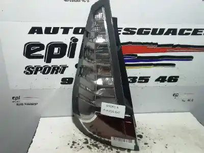 Peça sobressalente para automóvel em segunda mão farolim traseiro esquerdo por renault scenic iii privilege referências oem iam 