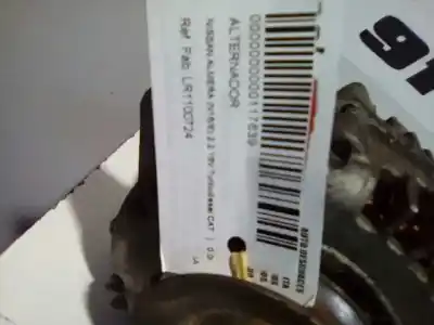 Recambio de automóvil de segunda mano de alternador para nissan almera (n16/e) 2.2 16v turbodiesel cat referencias oem iam lr1100724  23100bn300