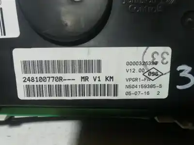 Автозапчастина б/у панель інструментів для dacia dokker ambiance посилання на oem iam 248100770r  ns04159385