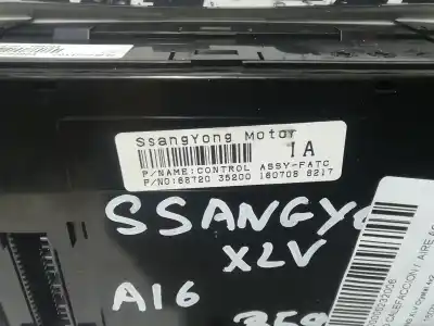 Second-hand car spare part heating / air conditioning control panel for ssangyong xlv crystal 4x2 oem iam references 1607088217  