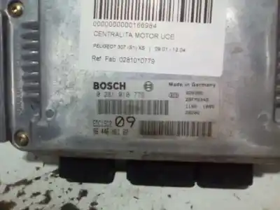 Recambio de automóvil de segunda mano de centralita motor uce para peugeot 307 (s1) xs referencias oem iam 0281010779
