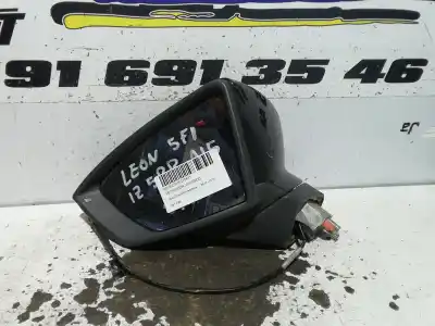 Peça sobressalente para automóvel em segunda mão espelho retrovisor esquerdo por seat leon (5f1) reference referências oem iam   