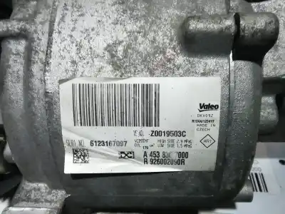 Second-hand car spare part air conditioning compressor for smart forfour basis (66kw) (453.044) oem iam references z0019503c  a4538307000