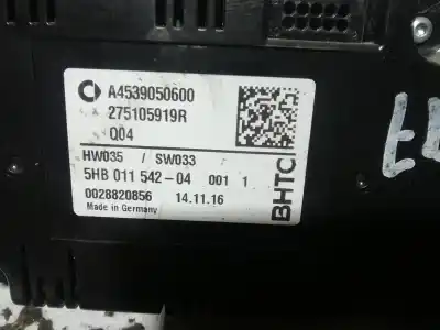 Автозапчастина б/у контроль опалення / кондиціонації для smart forfour basis (66kw) (453.044) посилання на oem iam a4539050600  