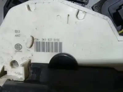 Second-hand car spare part left front door lock for seat leon (5f1) reference oem iam references 5k1837015e  