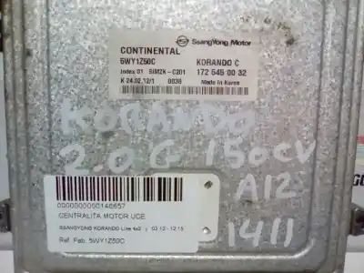 Автозапчастина б/у ебу контролер двигуна для ssangyong korando line 4x2 посилання на oem iam 5wy1z50c