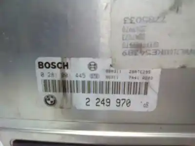 Peça sobressalente para automóvel em segunda mão centralina de motor uce por bmw serie 3 berlina (e46) 320d referências oem iam 0281001445