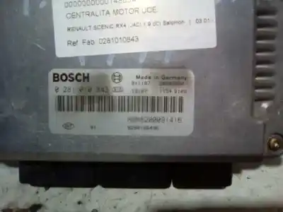 Peça sobressalente para automóvel em segunda mão centralina de motor uce por renault scenic rx4 (ja0) 1.9 dci salomon referências oem iam 0281010843