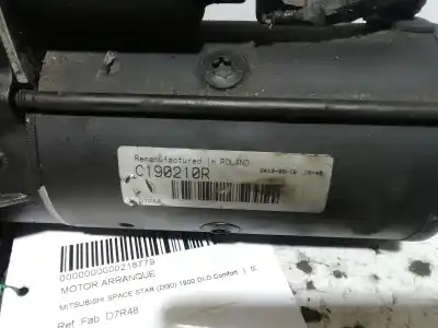 Recambio de automóvil de segunda mano de motor arranque para mitsubishi space star (dg0) 1900 di-d referencias oem iam d7r48  c190210r