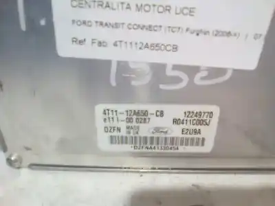 Автозапчасти б/у блок управления двигателем за ford transit connect (tc7) furgón (2006->) ссылки oem iam 4t1112a650cb