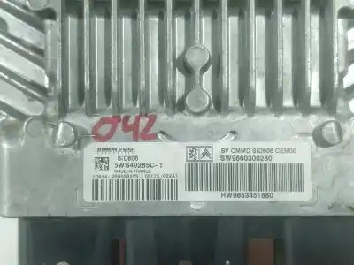 Second-hand car spare part ecu engine control for citroen c2 audace oem iam references 5ws40285ct  sw9660300280