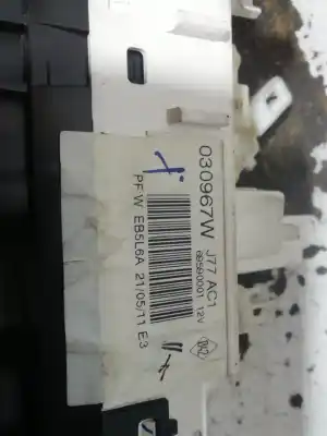 Peça sobressalente para automóvel em segunda mão comando de sofagem (chauffage / ar condicionado)  por renault clio iii authentique referências oem iam 030967w  