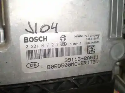 Second-hand car spare part ECU ENGINE CONTROL for KIA CEE´D  OEM IAM references 0281017217  