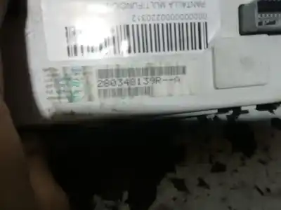 Second-hand car spare part multifunction display for renault clio iii authentique oem iam references 280348139r  