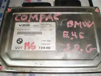 Peça sobressalente para automóvel em segunda mão CENTRALINA DE MOTOR UCE por BMW SERIE 3 COMPACT (E46)  Referências OEM IAM 412265001/001 7516809 7516207