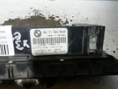 Second-hand car spare part heating / air conditioning control panel for bmw x3 (e83) 2.0 turbodiesel cat oem iam references 64113417544  