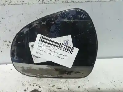 Second-hand car spare part LEFT WING MIRROR GLASS for PEUGEOT 207/207+ (WA_, WC_)  OEM IAM references   