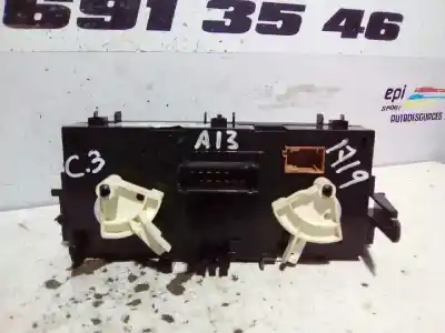 Second-hand car spare part heating / air conditioning control panel for citroen c3 tonic oem iam references z8510001  