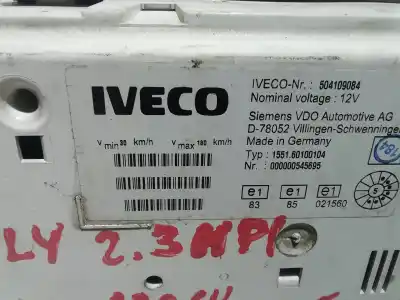 Piesă de schimb auto la mâna a doua ceas bord pentru iveco daily pr 2.3 diesel cat referințe oem iam 504109084  155160100104